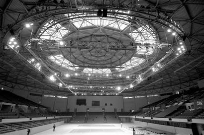 羽毛球館夜景照明